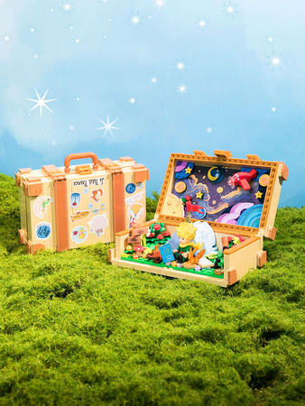 Klocki konstrukcyjne Pantasy Mały Książę Podróżna Walizka Małego Księcia 519 elementów