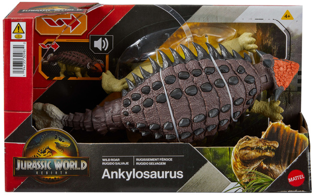 Jurassic World Odrodzenie Figurka Dinozaur Ankylosaurus 24 cm Dźwięk