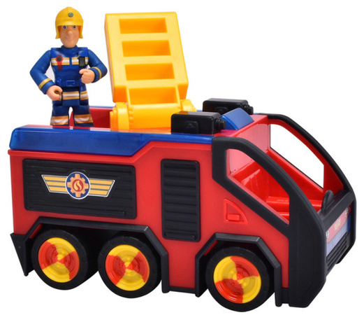 Strażak Sam Wóz strażacki Jupiter 17 cm + figurka strażak Sam