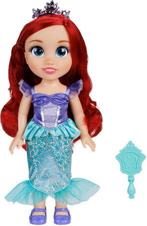 Disney Princess Duża Lalka Arielka Mała Syrenka 35 cm + Szczotka do Włosów