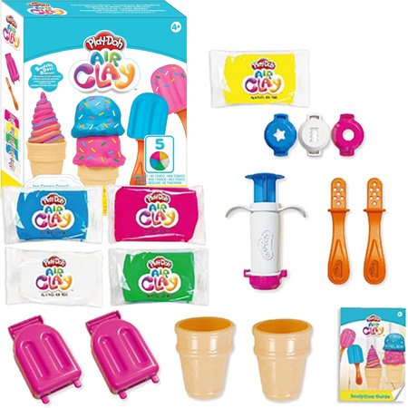 Play Doh Masa plastyczna lodowe przysmaki Air Clay Creations glinka i akcesoria