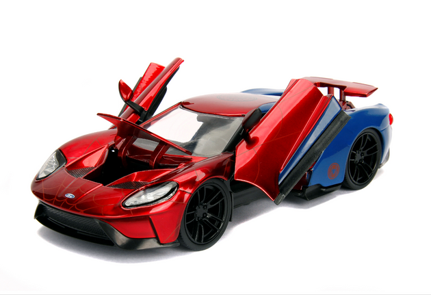 Jada Marvel Spiderman Ford GT z figurką samochód pojazd