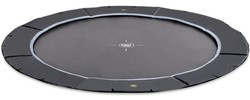Trampolina ogrodowa naziemna Dynamic 366 cm czarna