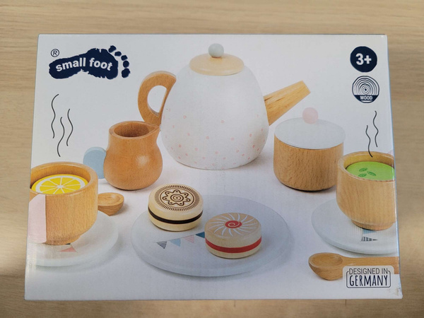 OUTLET Small Foot Drewniany Zestaw Herbaciany 15 elementów WYBRAKOWANY