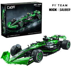 Klocki konstrukcyjne CaDA Auto sportowe wyścigowe F1 Kick Sauber 2553 elementy C64010W