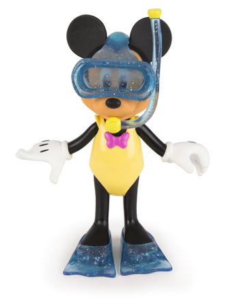 Disney Myszka Minnie Mini Lalka Plażowa + szafa stroje