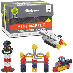 Klocki konstrukcyjne Mini Waffle zestaw Konstruktor Expert 501 elementów Marioinex
