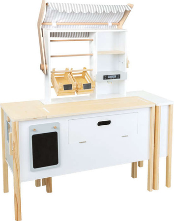 Small Foot Stoisko sklepowe dla dzieci Fresh,Kuchnia, Kawiarnia, Stragan,Stoisko z przekąskami, Kiosk