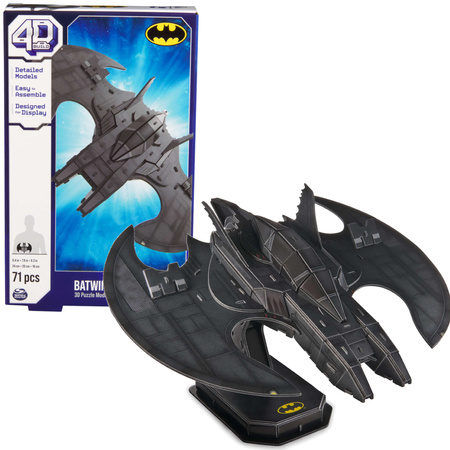 Puzzle 4D Build Batman Batmobile oraz Batwing modeli aut 3D do złożenia