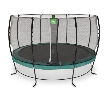 Trampolina ogrodowa z siatką zabezpieczającą Lotus Classic 427 cm zielona