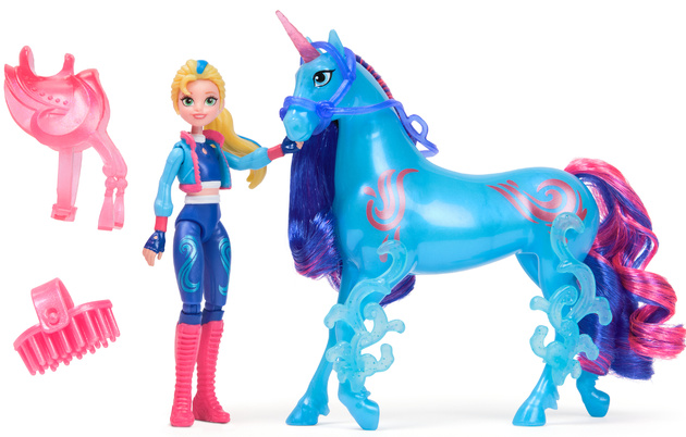 Unicorn Academy Akademia Jednorożców Zestaw Figurki Isabel & River dziewczyna i jednorożec + akcesoria