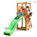 Plac zabaw drewniany ogrodowy Tiptop zjeżdżalnia, ścianka wspinaczkowa, schodki