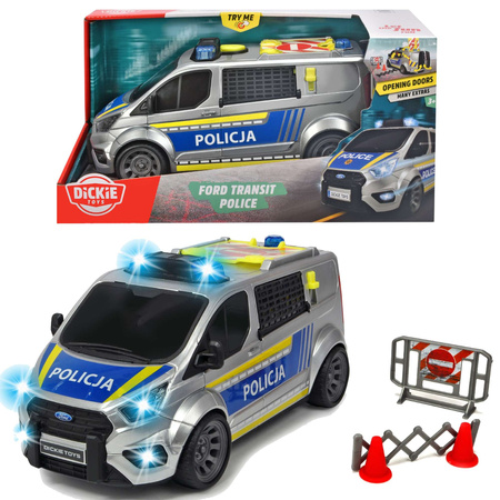 Pojazd policyjny Ford transit radiowóz światło/dźwięk