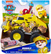 Psi Patrol Rubble Rescue Wheels Terenówka Pojazd Budowlany Z Figurką 6cm Monster Truck Buldożer