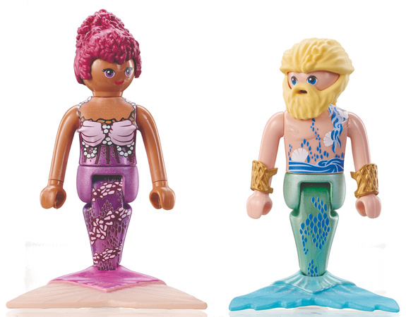 Playmobil Duo Pack Zestaw Uzupełniający Syrenka i Tryton 6 elementów