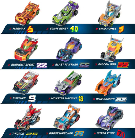 OUTLET T-Racers Mix'N Race Samochodziki Wyścigowe zestaw 3 pojazdów USZKODZONE OPAKOWANIE