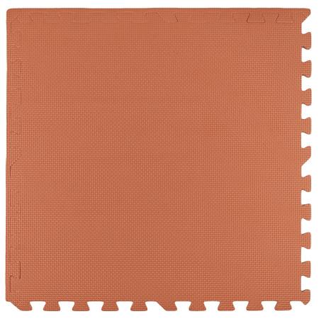 Mata piankowa podłogowa Humbi 120x60 Duże puzzle piankowe wodoodporne bezpieczne 2 szt. Brzoskwiniowa