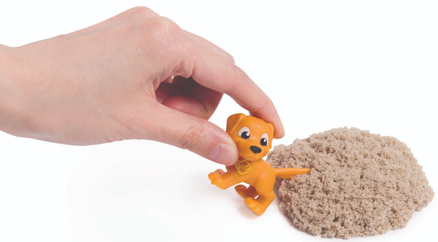 Piasek kinetyczny Diggin' Dog Park Walizka Zestaw Park do kopania dla Psów Kinetic Sand + akcesoria