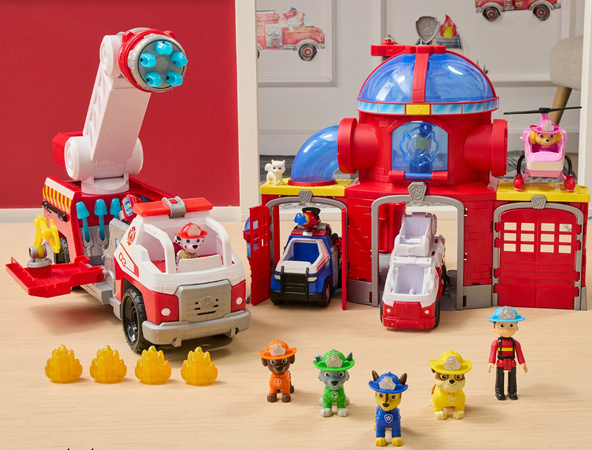 Psi Patrol Fire Rescue Ryder Quad ATV Pojazd Ratunkowy z wyrzutnią i Figurka