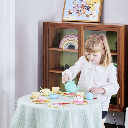 OUTLET Zestaw Serwis do herbaty kawowy filiżanki ciastka dla dzieci 36 elementów USZKODZONE OPAKOWANIE