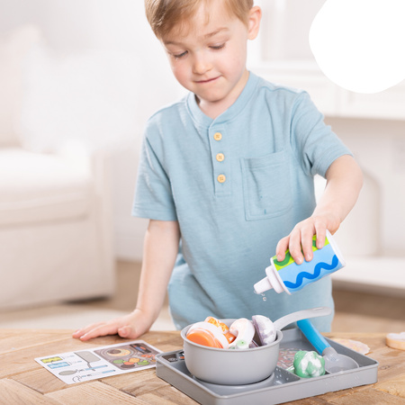 Zestaw Do Gotowania Jedzenie zmieniające kolor Simmer & Stir Stove 19 elementów