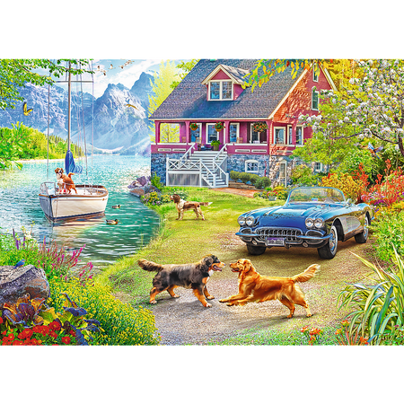 Puzzle Trefl 2x500 elementów Letni Relax