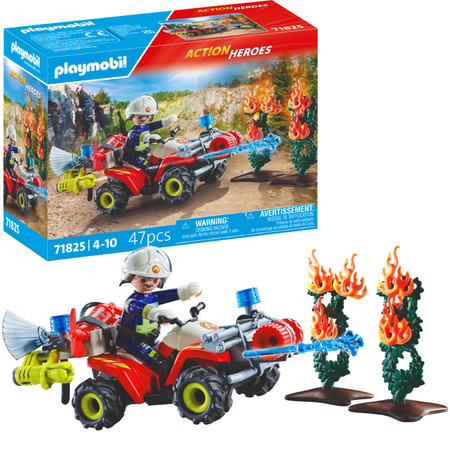 Playmobil Action Heroes Quad Straży Pożarnej w akcji 47 elementów