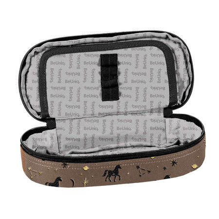 Paso Piórnik szkolny jednokomorowy Saszetka Brązowa w jednorożce