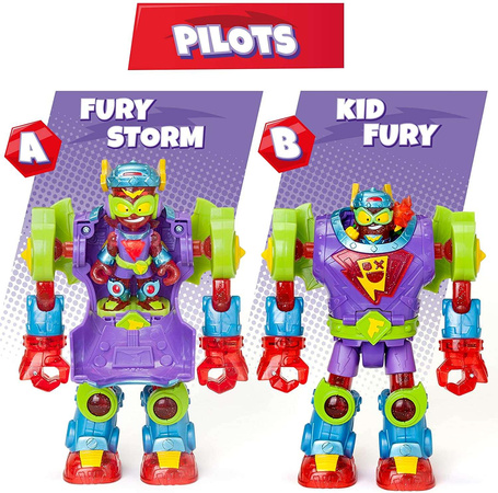 SuperZings SuperThings figurka Superbot Fury Storm 15 cm