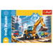 Trefl Puzzle 60 elementów Koparko-ładowarka pojazdy budowlane na budowie
