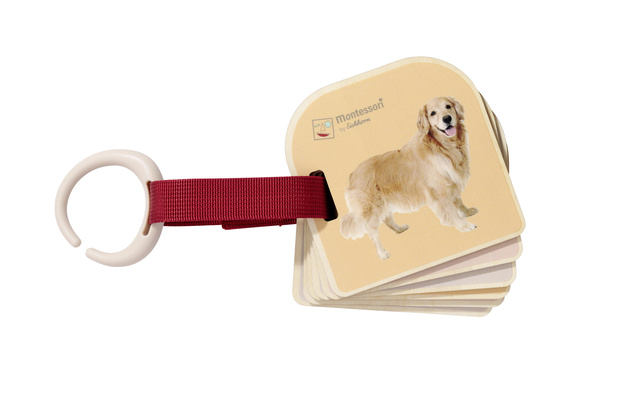 Montessori Drewniana Książka Edukacyjna Zwierzęta 7 Elementów