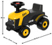 EVO Jeździk JCB Fastrac Traktor Ciagnik do odpychania odpychacz dla dziecka