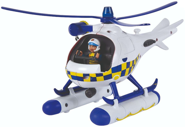 OUTLET Strażak Sam Helikopter policyjny Wallaby światło/dźwięk WYBRAKOWANY