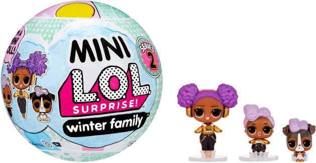 L.O.L. Surprise kula niespodzianka Mini Winter Family seria 2