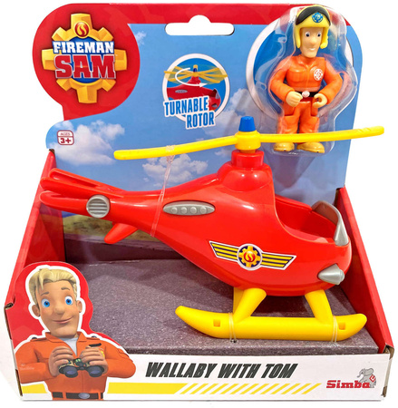 Zestaw Strażak Sam Helikopter Toma + figurka