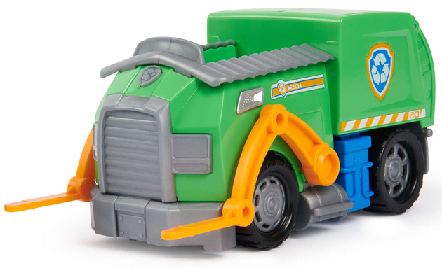 Psi Patrol 2w1 Śmieciarka Rocky Figurka Pojazd Transformujący Eco