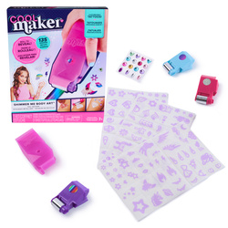 Zestaw tatuaże dla dzieci Cool Maker Shimmer Me Tattoos 135 wzorów