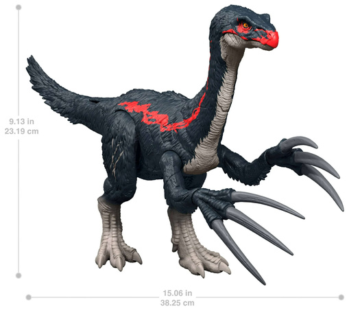 Jurassic World Figurka Dinozaur Therizinosaurus Interaktywny z Dźwiękiem 35 Cm