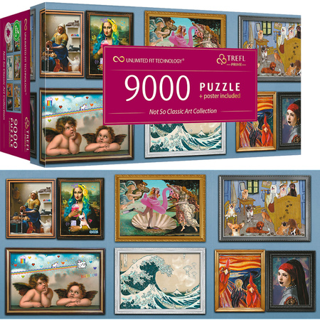 Puzzle 9000 The Greatest Disney Collection Not So Classic Art UFT Trefl