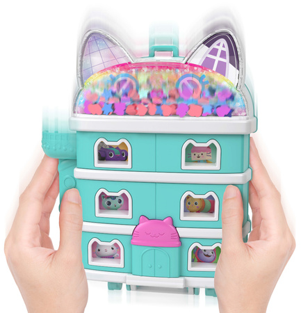 Polly Pocket Zestaw Kompaktowy z figurkami Koci Domek Gabi Gabby's Dollhouse