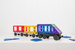 CONNETIX Rainbow Transport Pack Kreatywne klocki magnetyczne 50 elementów