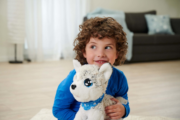 OUTLET Chi Chi Love Piesek interaktywny z apaszką 30 cm Dźwięk 3+ Happy Husky PO ZWROCIE