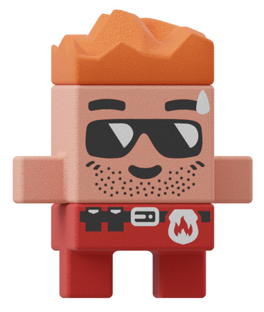 Klocki konstrukcyjne Mini Waffle City Akcja Strażacka 148 elementów Marioinex