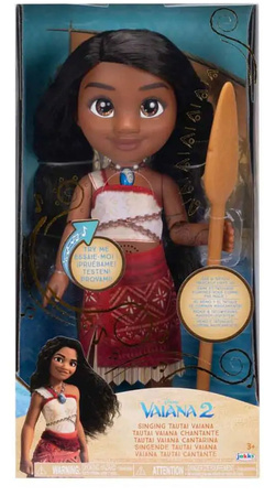 Lalka Disney Princess Śpiewająca Księżniczka Vaiana Moana z tatuażem i Oarem 35 cm