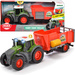 Zielony traktor z przyczepą Fendt Farm Trailer ze światłem i dźwiękiem