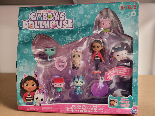 OUTLET Koci Domek Gabi Zestaw 7 Figurek Syrenkotka Kiciuś Panduś Wróżkicia Mafinka Najkotek USZKODZONE OPAKOWANIE