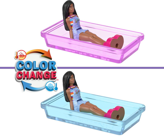 Barbie Mini BarbieLand Mini DreamCamper z basenem Auto Kempingowe + figurka