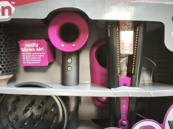 OUTLET Zestaw fryzjerski Dyson Deluxe Suszarka Supersonic Prostownica Corrale do stylizacji włosów 7 elementów CasdonWADLIWA