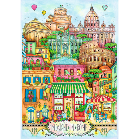 Trefl Puzzle 1000 elementów O północy w Rzymie
