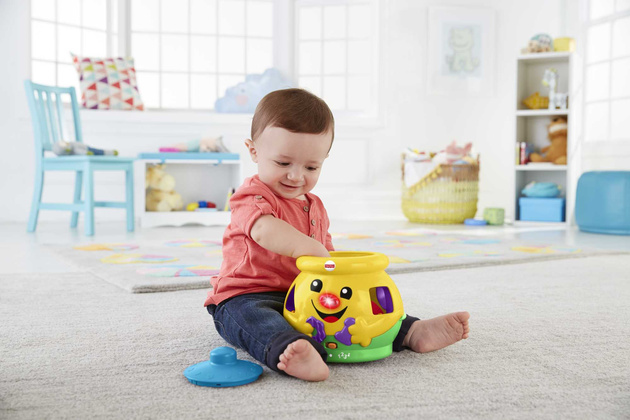 Edukacyjny Wesoły Garnuszek Klocuszek na Klocki Magiczny Sorter zabawka Montessori